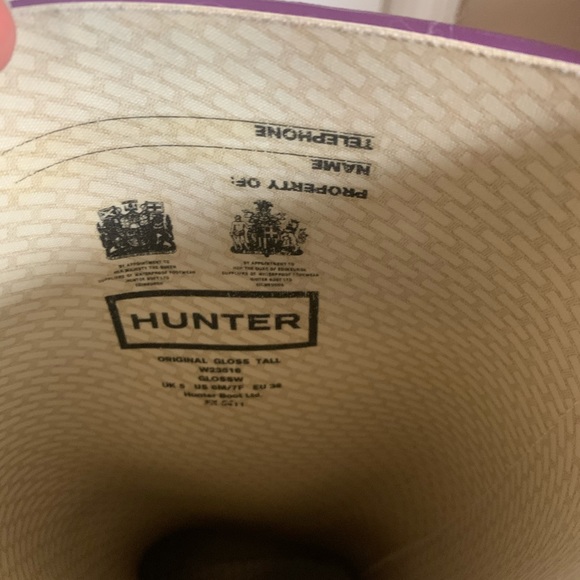 GUC purple Hunter boots AND SOCKS! - Picture 10 of 10